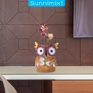 [Sunnimix1] กระถางต้นไม้ รูปปั้นนกฮูกน่ารัก สําหรับตกแต่งบ้าน คาเฟ่ เฟอร์นิเจอร์ งานแต่งงาน