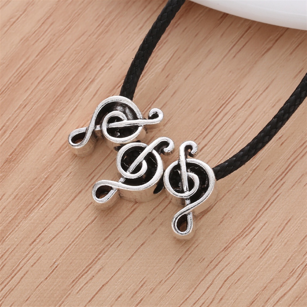 10 ชิ้นขนาดใหญ่ดนตรี Hote Spacer ลูกปัดอุปกรณ์เสริมสําหรับผู้หญิง Designer Charms สไตล์วินเทจสร้อยข้อมือเครื่องประดับทําอุปกรณ์