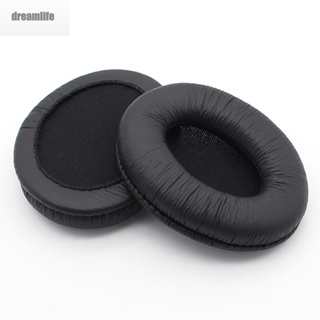 【DREAMLIFE】Ear Pads 2Pcs Replacement Black For Sennheiser HD202 HD212 HD437 Head Beam