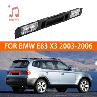 มือจับฝากระโปรงหลัง พร้อมปุ่มกดไฟ แบบเปลี่ยน สําหรับ BMW X3 E83 LCI 2.5L L6 2003-2010 1 ชิ้น