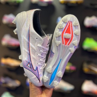 รองเท้า สตั๊ด ฟุตบอล มิซูโน่ อัลฟ่า Mizuno Alpha รุ่นท็อปเจแปน ฟรี ของแถม ถุงผ้า + ดันทรง + กล่อง ถ่ายจากสินค้าจริง