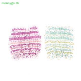 Monnygo ที่คาดผม แบบยืดหยุ่น ลายกราฟฟิก สําหรับสปาขนตา ร้านทําผม ห้องน้ํา บ้าน