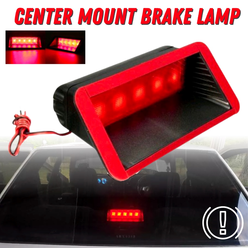 รถ CENTER HIGH MOUNT STOP BRAKE LAMP Tail 3rd เบรค Lampu เบรค Belakang Kereta