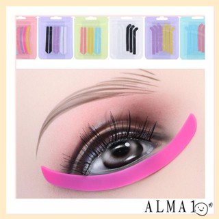 Alma แผ่นซิลิโคน 3D อุปกรณ์เสริม สําหรับดัดขนตา 3 คู่