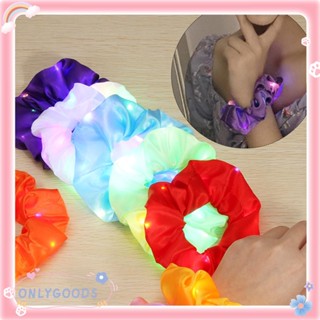 Only ยางมัดผมหางม้า มีไฟ LED เรืองแสง อุปกรณ์เสริม สําหรับมัดผม