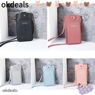 OKDEALS กระเป๋าสะพายไหล่ สะพายข้าง หน้าจอสัมผัส สําหรับผู้หญิง