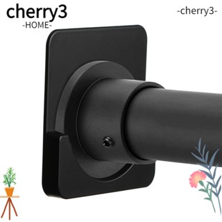 Cherry3 อุปกรณ์เมาท์ขาตั้งผ้าม่าน แบบโค้ง ลอกออกง่าย สําหรับห้องน้ํา 2 ชิ้น