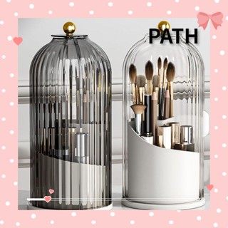 PATH ใหม่ ที่วางแปรงแต่งหน้า 360° กล่องเก็บอายแชโดว์ กันฝุ่น แบบหมุนได้