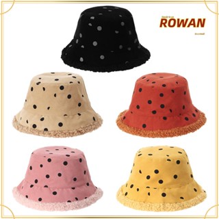 ROWANS หมวกบักเก็ตลําลอง แบบนิ่ม ป้องกันแดด แบบสองด้าน เหมาะกับใส่กลางแจ้ง