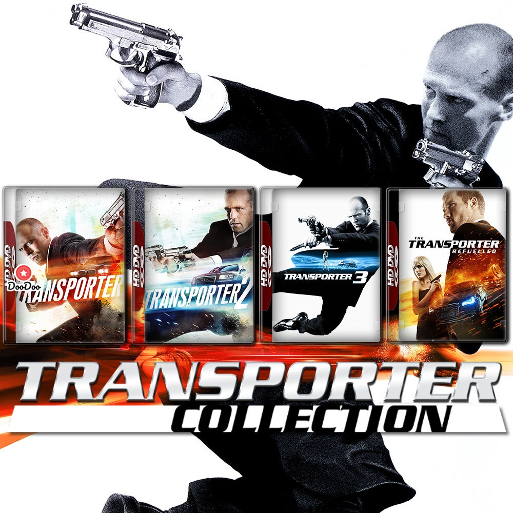 DVD The Transporter ทรานสปอร์ตเตอร์ ภาค 1-4 DVD หนัง มาสเตอร์ เสียงไทย (เสียง ไทย/อังกฤษ | ซับ ไทย/อังกฤษ) หนัง ดีวีดี
