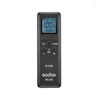 [พร้อมส่ง]Godox Rc-a6 รีโมตคอนโทรลไร้สาย 2.4GHz 32 ช่อง 16 กลุ่ม แบบเปลี่ยน สําหรับ Godox SL150II SL200II SL150IIBi SL200IIBi SZ200BI FV150 FV200 UL60 ML60 L