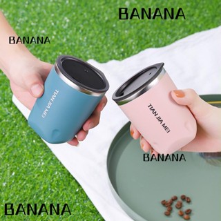 Banana1 แก้วกาแฟสุญญากาศ ทนความร้อน สร้างสรรค์ 300 มล.