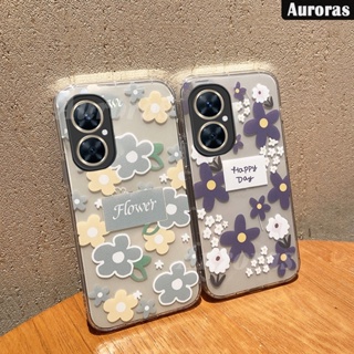 เคสโทรศัพท์ ซิลิโคนนิ่ม ป้องกัน ปิดด้านหลัง ลายดอกไม้ แฟชั่น สําหรับ VIVO Y27 Y36 Y36 Y27