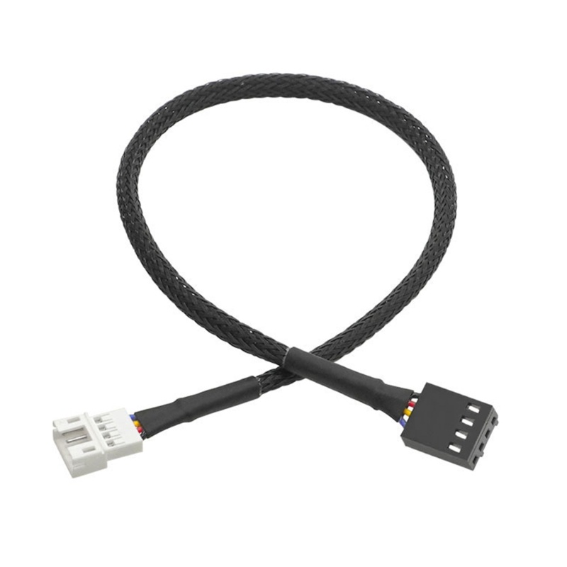 XU 4PIN สีดําเมนบอร์ดพัดลมสาย Y Splitter PWM พัดลมสายคอมพิวเตอร์ PC พัดลมสายต่อสายเคเบิลอะแดปเตอร์ - รูปที่ 2