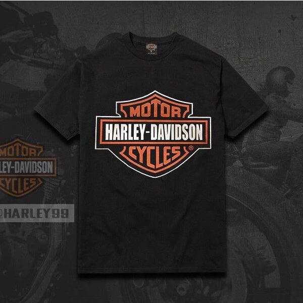 สวยมาก a เสื้อฮาเล่ย์ Harley-Davidson Reproduction (S-XL) ป้าย USA ผ้าCotton100 ใสสบาย