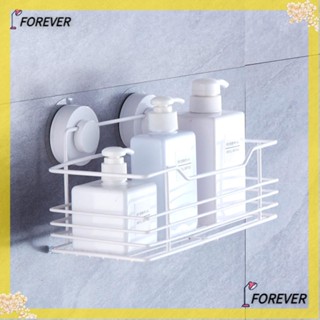 Forever ชั้นวางของ แบบติดผนัง สีเงิน 28 ซม. สีขาว สําหรับห้องน้ํา