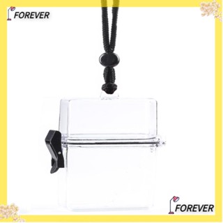 Forever กล่องพลาสติกใส พร้อมที่แขวน สําหรับใส่บัตรประจําตัวประชาชน