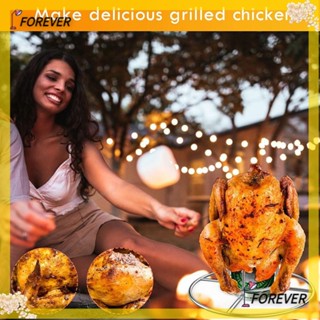 Forever ชั้นวางกระป๋องเบียร์ ไก่ย่าง อุปกรณ์เสริม สําหรับตั้งแคมป์ บาร์บีคิว ปิกนิก
