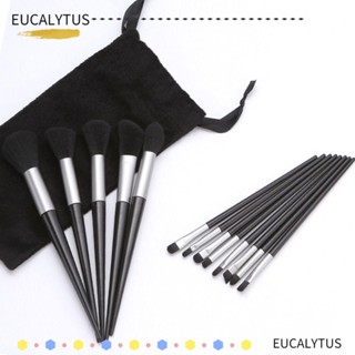 EUTUS ชุดแปรงแต่งหน้า 13 ชิ้น สีโทนอุ่น สําหรับแต่งอายแชโดว์ คอนทัวร์ รองพื้น คอนซีลเลอร์