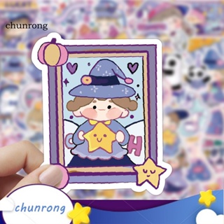 Chunrong สติกเกอร์ ลายกราฟฟิตี้ ติดทนนาน สําหรับตกแต่งสมุดภาพ อัลบั้ม แล็ปท็อป กระเป๋าเดินทาง 60 ชิ้น