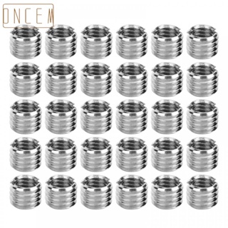 【ONCEMOREAGAIN】30pcs Threaded Inserts Inner M6X1.0 Outer M8X1.25 Length 6MM Male Female Nut