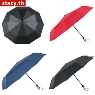 【ในการจัดส่ง】 8-bone Umbrella Folding Automatic Sunscreen Windproof Large Size Sunny Sunshade Car Men Women Sports Outdo