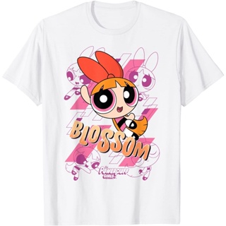 CODBo hi พร้อมส่งCn The Powerpuff Girls Blossom Moves T-Shirt - Mens T-Shirts