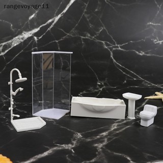 [Rangevoyage] โมเดลห้องน้ําจิ๋ว 1:25 สําหรับตกแต่งบ้านตุ๊กตา [TH]