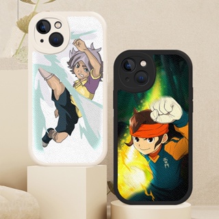 เคสโทรศัพท์มือถือหนังแกะ ลาย Inazuma Eleven Ares no Tenbin สําหรับ iPhone 11 12 13 Mini 14 Pro Max XS XR X 8 7 Plus SE 2020