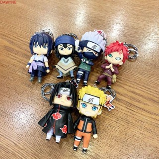 Dwayne พวงกุญแจ PVC รูปตุ๊กตานารูโตะ Gaara Uchiha Itachi Sasuke Ninja สําหรับตกแต่งภายในรถยนต์