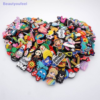 CROCS [Beautyoufeel] อุปกรณ์เสริม รองเท้าแตะ PVC ลายการ์ตูน Ch สําหรับวัยรุ่น 30 ชิ้น