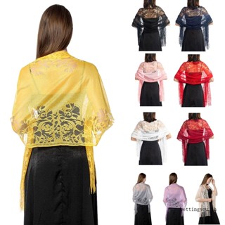 Bettingyou | ฤดูร้อน ผ้าคลุมไหล่ สําหรับผู้หญิง น้ําหนักเบา ผ้าคลุมไหล่ Pashmina ผ้าคลุมไหล่อย่างเป็นทางการ และห่อ สําหรับชุดราตรี