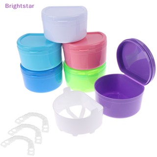 Brightstar ใหม่ กล่องแช่ฟันปลอม แบบเต็มฟัน สําหรับอาบน้ํา