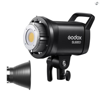 {fly} Godox SL60IID ไฟเติมแสงวิดีโอ LED 70W 5600K±200K ในตัว 8 FX ไร้สาย ควบคุมออนบอร์ด APP 2.4G สําหรับบ้าน