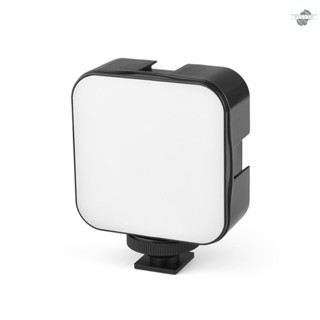 {fly} YELANGU LED01  Mini LED Video Light Photography Fill-in Lamp 6500K Dimmable 5W with Cold Shoe Mount Adapter for    DSLR Camera