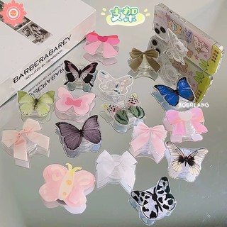 Fantasy Butterfly Mobile Phone Stand Holder Fold Finger Shrink Grip Bracket Universal Scalable Cute Cartoon Phone Grips