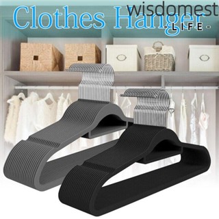 Wisdomest ไม้แขวนเสื้อ สีดํา ประหยัดพื้นที่ สําหรับผู้ใหญ่ 5 ชิ้น