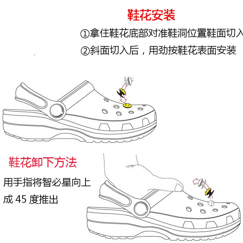 croc อุปกรณ์เสริม จี้รูป jibitz 3 มิติ สําหรับรองเท้าของคุณ