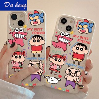 Xiaoxin เคสโทรศัพท์มือถือแบบนิ่ม กันกระแทก ลายหมู Big Brother เรียบง่าย สําหรับ Iphone 14promax 13 12 11 7 8plus 451Z