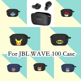 【ของแท้】เคสหูฟัง แบบนิ่ม กันกระแทก ลายการ์ตูน สําหรับ JBL Wave 100 JBL Wave 100 TWS