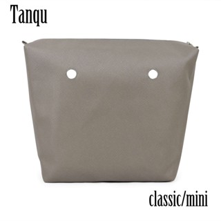 Tanqu กระเป๋าหนัง PU กันน้ํา ด้านในมีซิป สําหรับ Obag Classic Mini Lining Insert for O BAG