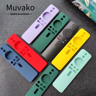 Muvako รีโมตคอนโทรล ซิลิโคน สีพื้น อุปกรณ์เสริม สําหรับกล่องทีวี S 4X Mi Box S 4X