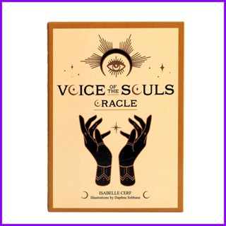 การ์ดเกมกระดาน ไพ่ทาโรต์ Voice of the Souls Oracle Card Fate Divination Deck สําหรับครอบครัว 44 ชิ้น