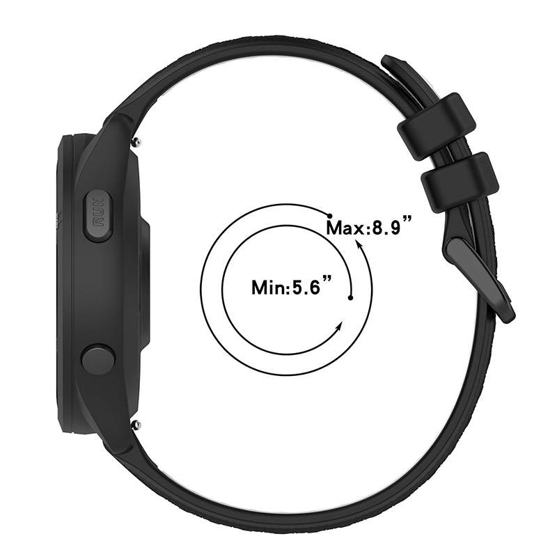 สายนาฬิกาข้อมือซิลิโคน แบบนิ่ม ระบายอากาศได้ดี สําหรับ Garmin Vivoactive 5 4s 3 Music 18 มม. 20 มม. 22 มม.
