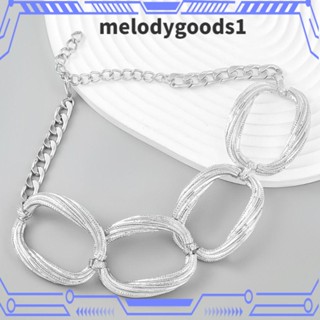 Melodygoods1 โช้คเกอร์ สร้อยคอ โลหะ ดีไซน์แฟชั่น เครื่องประดับคอ