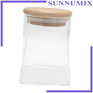 [Sunnimix] โหลแก้วใส่เครื่องเทศ น้ําตาล เมล็ดกาแฟ กันรั่วซึม พร้อมฝาปิด