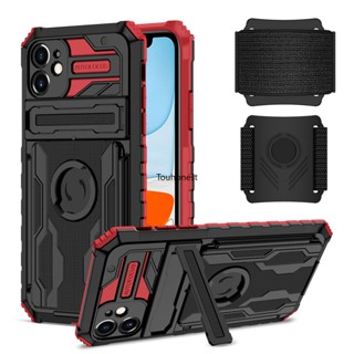For Apple เคสไอโฟน iPhone 11 Pro Max เคส iPhone 12 Pro Max เคส iPhone X Casing iPhone XS max Case New Portable Shockproof Cool Hybrid Armor Wrist Strap Stand Phone Cover Cassing Cases Case WD โทรศัพท์มือถือ กันกระแทก พร้อมสายคล้องข้อมือ และขาตั้ง สําหรับ
