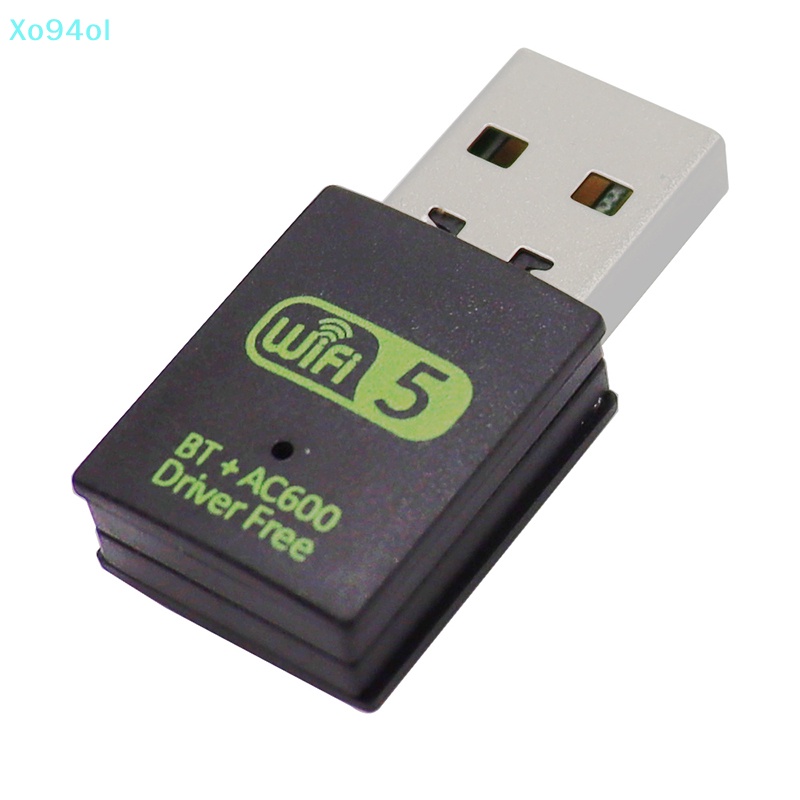 Xo94ol 600Mbps USB WiFi Bluetooth Adapter Dual Band 2.4/5.8Ghz ไร ้ สายภายนอกตัวรับสัญญาณ RTL8821CU WiFi Dongle สําหรับ PC/แล ็ ปท ็ อป/Desktop TH