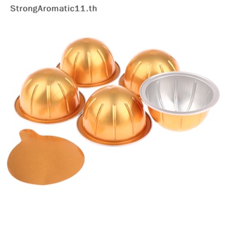 Strongaromatic แคปซูลกาแฟ ใช้ซ้ําได้ สําหรับ Nespresso Vertuoline 5 ชิ้น