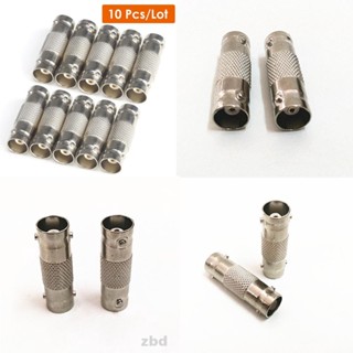 อะแดปเตอร์เชื่อมต่อ BNC Female To Connectors Inline Coupler สําหรับสายเคเบิลกล้องวงจรปิด 10 ชิ้น